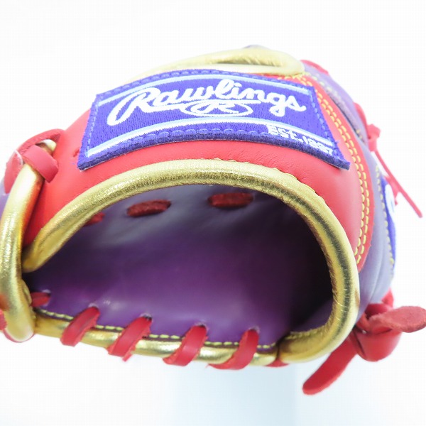 実際に弊社で買取させて頂いた【未使用】RAWLINGS/ローリングス ハイパーテックカラーシンク 軟式 内野手用 グローブ GR3HTCN62の画像 7枚目