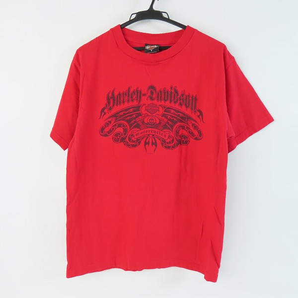 実際に弊社で買取させて頂いたHARLEY DAVIDSON/ハーレーダビッドソン プリント Tシャツ レッド/M