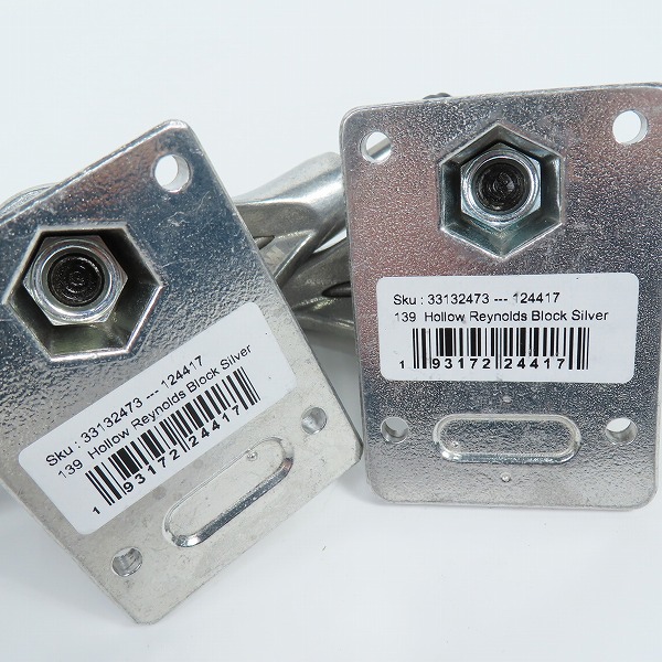 実際に弊社で買取させて頂いた(5)【未使用】INDEPENDENT/インディペンデント 139 Hollow Reynolds Block Silver MID TRUCKS スケートボード トラックの画像 4枚目