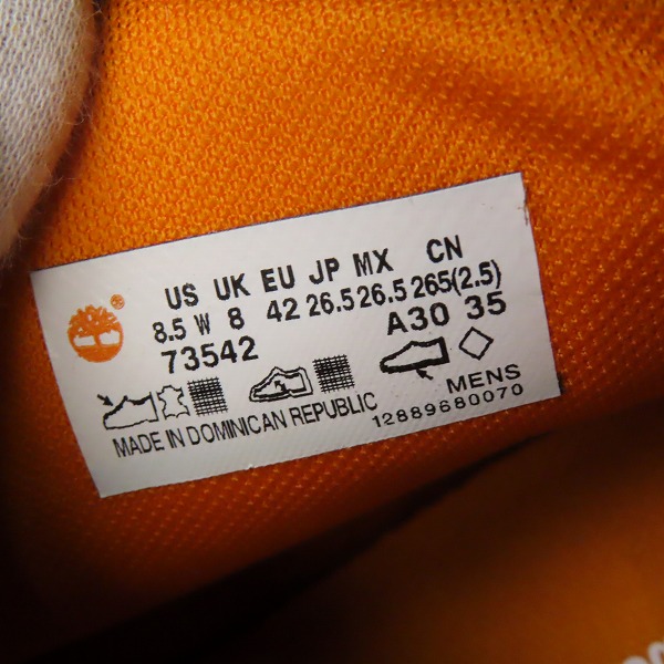 実際に弊社で買取させて頂いたTIMBERLAND/ティンバーランド 6inch PREMIUM WP BOOT 6インチ プレミアムブーツ TB073542/8.5の画像 5枚目