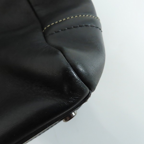 実際に弊社で買取させて頂いたCOACH/コーチ フラップ レザー ショルダーバッグ メッセンジャーバッグ 5A06の画像 7枚目
