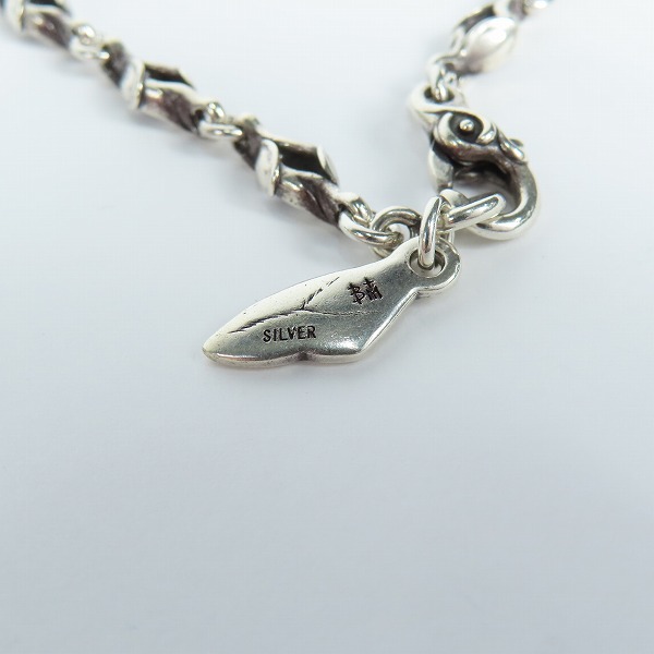 実際に弊社で買取させて頂いたBloody Mary/ブラッディマリー 火の粉 チェーンブレスレット/ガーネットの画像 6枚目