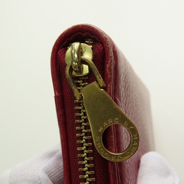 実際に弊社で買取させて頂いたMARC BY MARC JACOBS/マークバイマークジェイコブス レザーウォレット/長財布の画像 8枚目