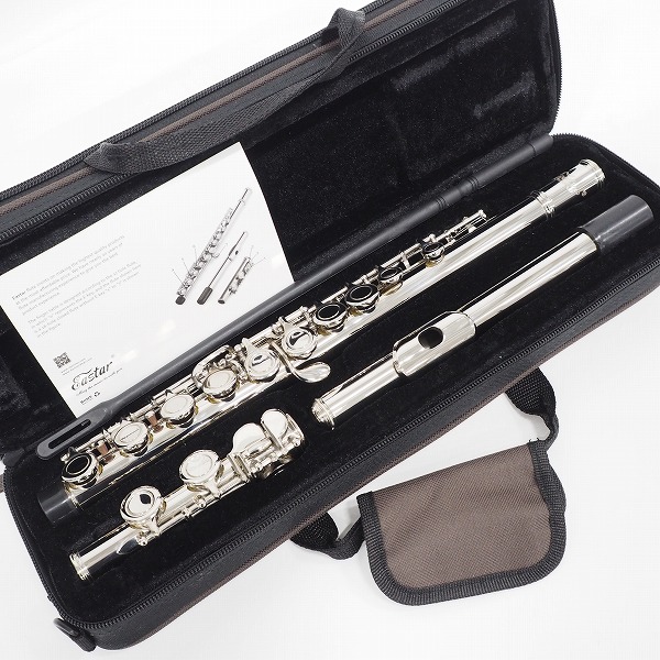 実際に弊社で買取させて頂いた【美品】Eastar/イースター フルート カバードキー Eメカ付 セミハードケース付の画像 0枚目