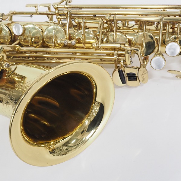 実際に弊社で買取させて頂いた★YANAGISAWA/ヤナギサワ A-400 アルトサックス 彫刻無し ゴールド ハードケース付 の画像 2枚目