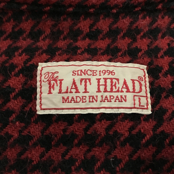 実際に弊社で買取させて頂いたTHE FLAT HEAD/フラットヘッド ネルシャツ 長袖 Lの画像 2枚目