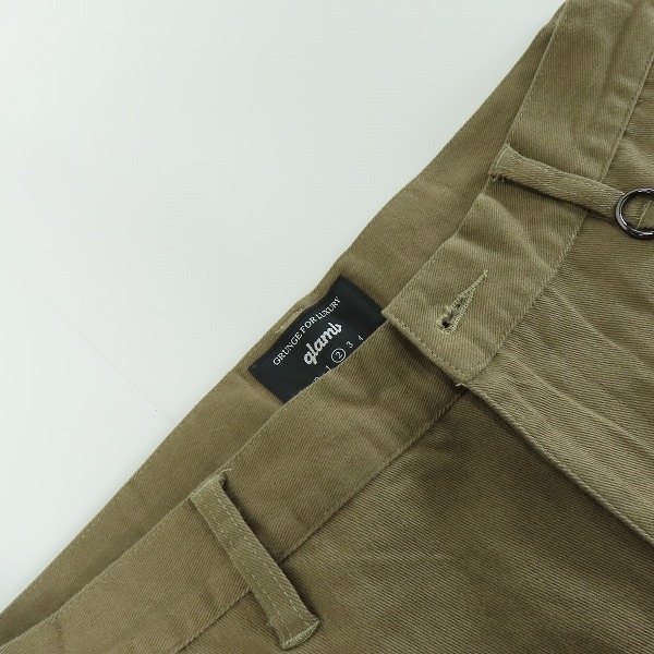実際に弊社で買取させて頂いたglamb/グラム Davis chino pants /デイビスチノパンツ ベージュ GB0419/P04/2の画像 9枚目