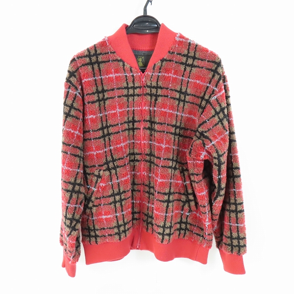 実際に弊社で買取させて頂いたHYSTERIC GLAMOUR/ヒステリックグラマー 20AW HYS LOGO ワッペン付きジャンパー チェック /02203CJ02/M