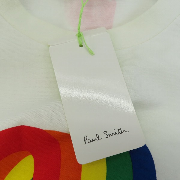 実際に弊社で買取させて頂いたPaul Smith/ポールスミス プリント半袖Tシャツ Lの画像 8枚目