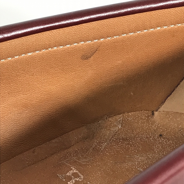 実際に弊社で買取させて頂いたREGAL/リーガル レザー コインローファー A6K5103JB 23/26.5の画像 7枚目