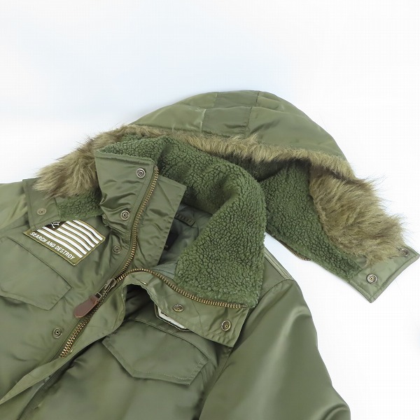 実際に弊社で買取させて頂いたHYSTERIC GLAMOUR/ヒステリックグラマー エアフォース プリマロフト 0204AC01/Lの画像 7枚目