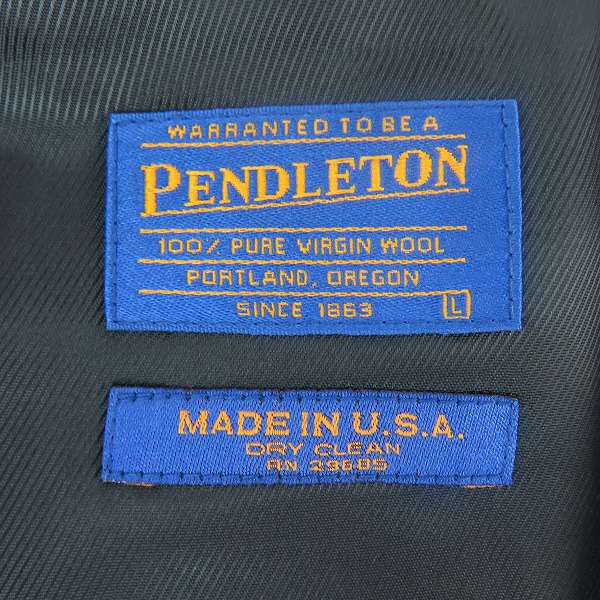 実際に弊社で買取させて頂いたPENDLETON/ペンドルトン ウール ジャケット /Lの画像 2枚目