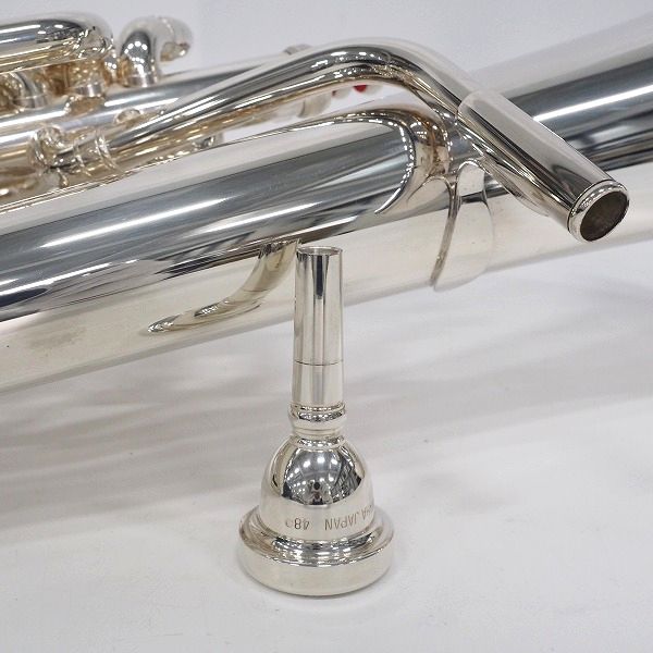 実際に弊社で買取させて頂いた★YAMAHA/ヤマハ NEO YBH-831S バリトン 3ピストン 銀メッキ仕上 ハードケース付の画像 8枚目