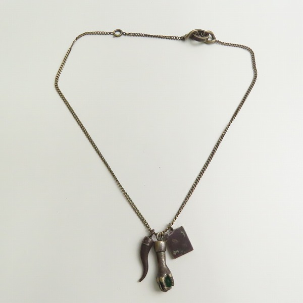 実際に弊社で買取させて頂いたMaison Martin Margiela/メゾンマルタンマルジェラ MM11 チャーム ネックレスの画像 7枚目