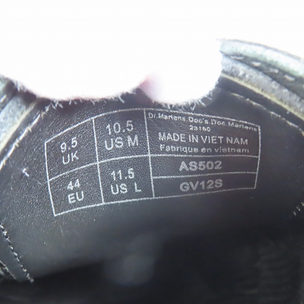 実際に弊社で買取させて頂いたDr.Martens/ドクターマーチン 3ホール シューズ 1461 STRAW /UK9.5の画像 5枚目