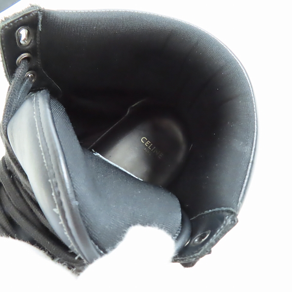 実際に弊社で買取させて頂いたCELINE/セリーヌ BREAK/ブレイク ハイカットスニーカー MU1109/43の画像 4枚目