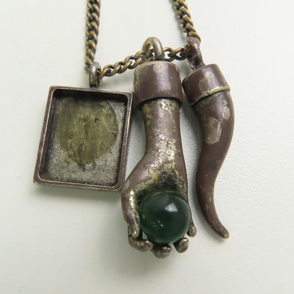 実際に弊社で買取させて頂いたMaison Martin Margiela/メゾンマルタンマルジェラ MM11 チャーム ネックレスの画像 2枚目