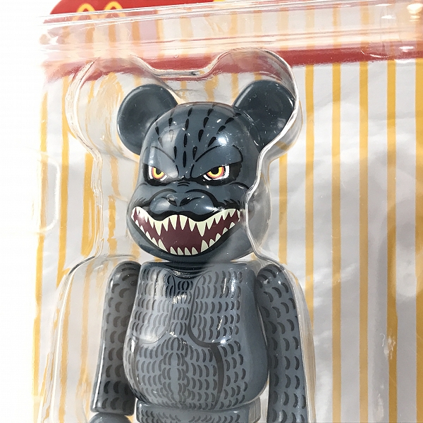 実際に弊社で買取させて頂いた【未開封】メディコムトイ×マクドナルド×ゴジラ BE@RBRICK/ベアブリック ゴジラVSマクドナルド 150％ 4PCS SETの画像 2枚目
