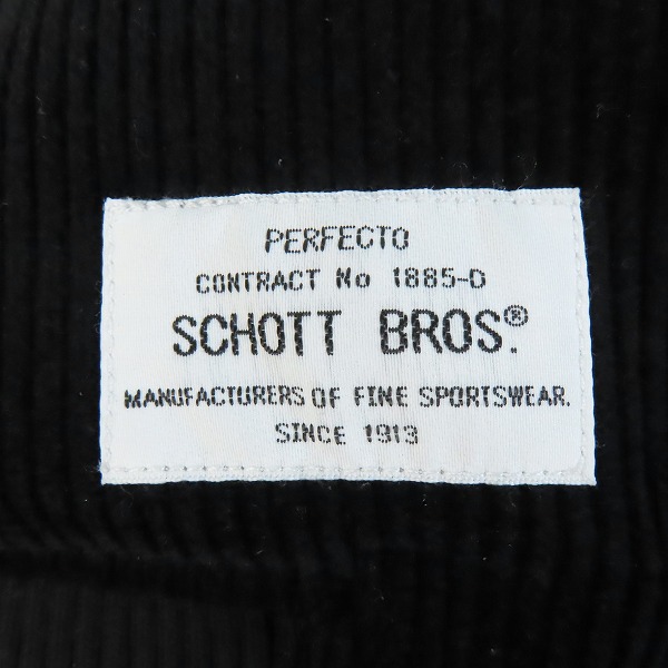 実際に弊社で買取させて頂いたSchott/ショット コーデュロイジャケット 782-3252020/XLの画像 4枚目