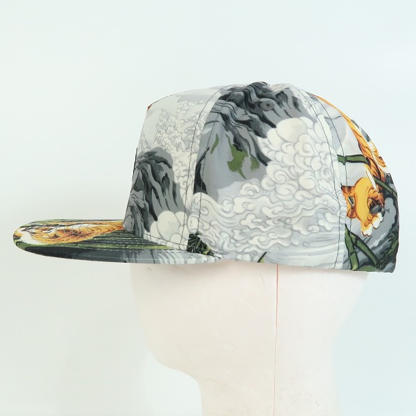 実際に弊社で買取させて頂いたstussy/ステューシー 総柄トラ/虎デザイン キャップ/帽子 O/Sの画像 2枚目