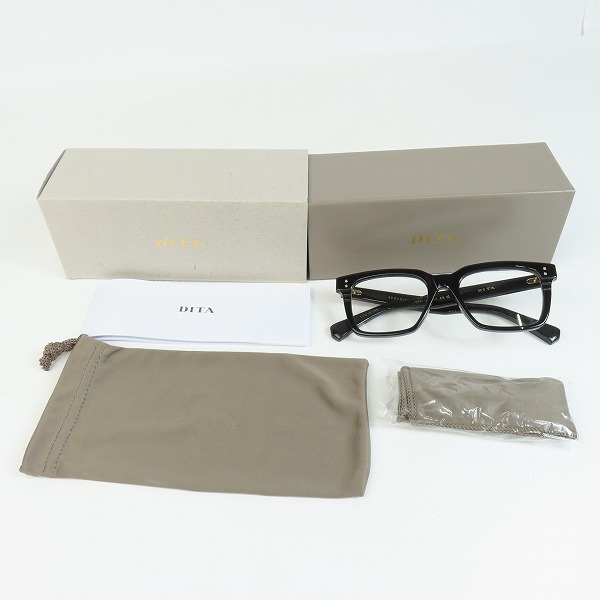 実際に弊社で買取させて頂いたdita/ディータ SEQUOIA/セコイヤ 眼鏡/メガネフレーム ウェリントン DRX-2086-F-BLK-54 の画像 9枚目