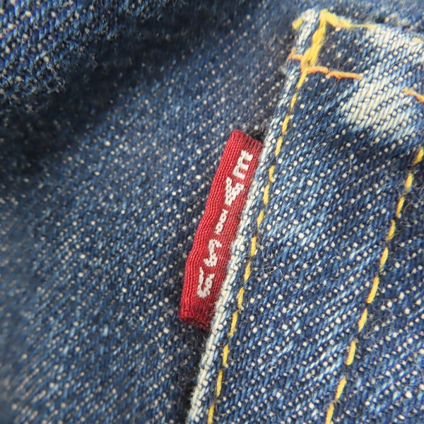 実際に弊社で買取させて頂いたEVISU/エヴィス No2 Lot.2000 カモメ プリント ボタンフライ デニムパンツ/33×35の画像 3枚目