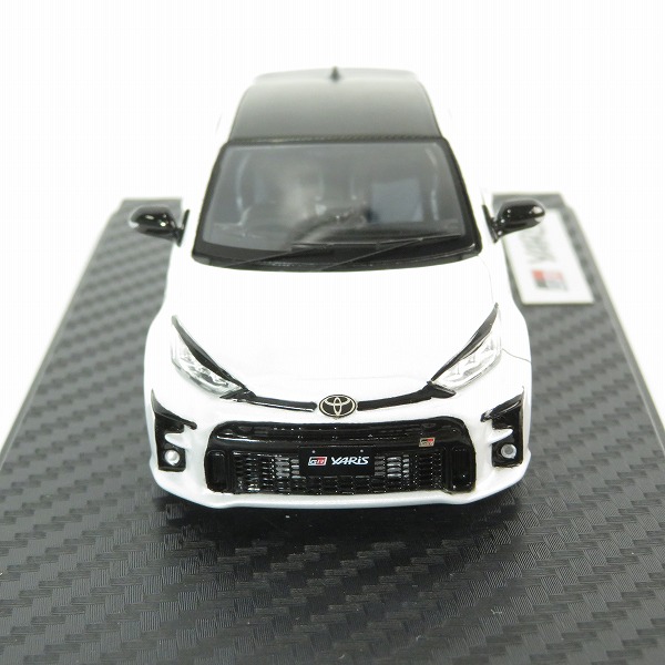 実際に弊社で買取させて頂いたメーカー不明 TOYOTA/トヨタ GR ヤリス プラチナホワイトパールマイカ/ミニカーの画像 2枚目