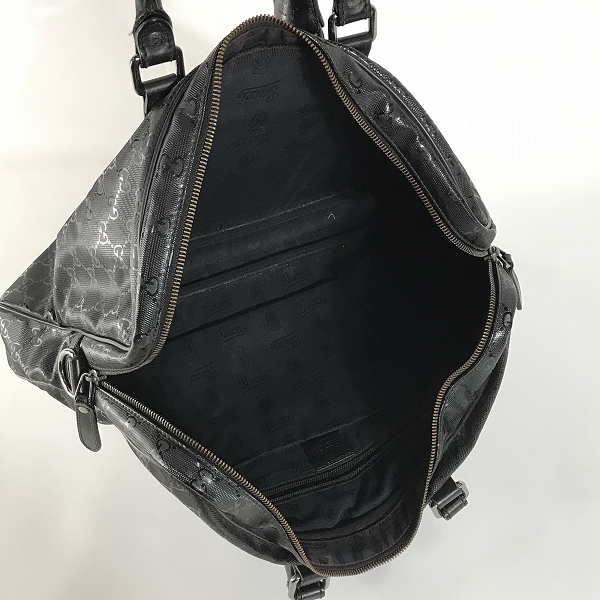 実際に弊社で買取させて頂いたGUCCI/グッチ GG柄 GGインプリメ ビジネスバッグ ブリーフケース 201480 200047の画像 4枚目
