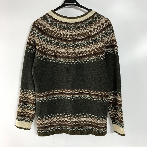 実際に弊社で買取させて頂いたWHITE MOUNTAINEERING/ホワイトマウンテニアリング カーディガンウール/総柄/WM1373617/0の画像 1枚目