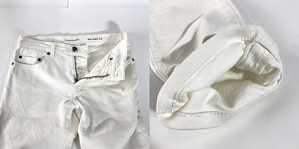 実際に弊社で買取させて頂いたSAINT LAURENT PARIS/サンローランパリ スキニーパンツ 461222 Y877L/27の画像 7枚目
