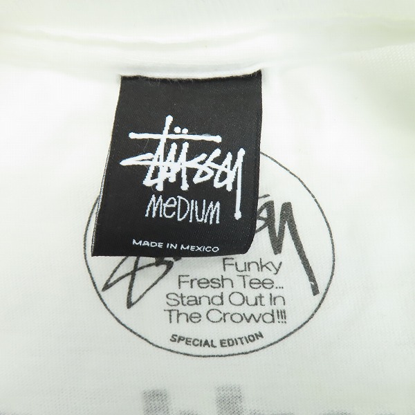 実際に弊社で買取させて頂いたSTUSSY/ステューシー オールドフォト プリントTシャツ 半袖カットソー ホワイト Mの画像 2枚目
