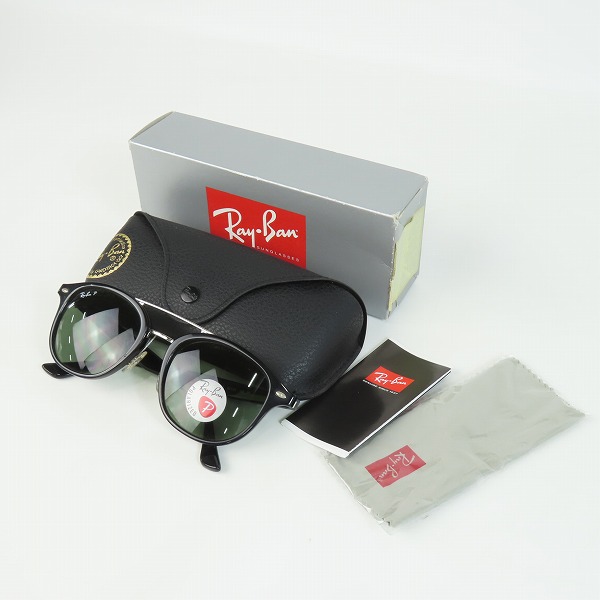 実際に弊社で買取させて頂いたRay-Ban/レイバン ダブルブリッジ 偏光レンズ サングラス RB2183 901/9Aの画像 9枚目