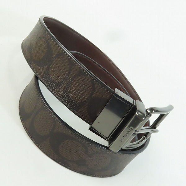 実際に弊社で買取させて頂いたCOACH/コーチ シグネチャー柄ベルト