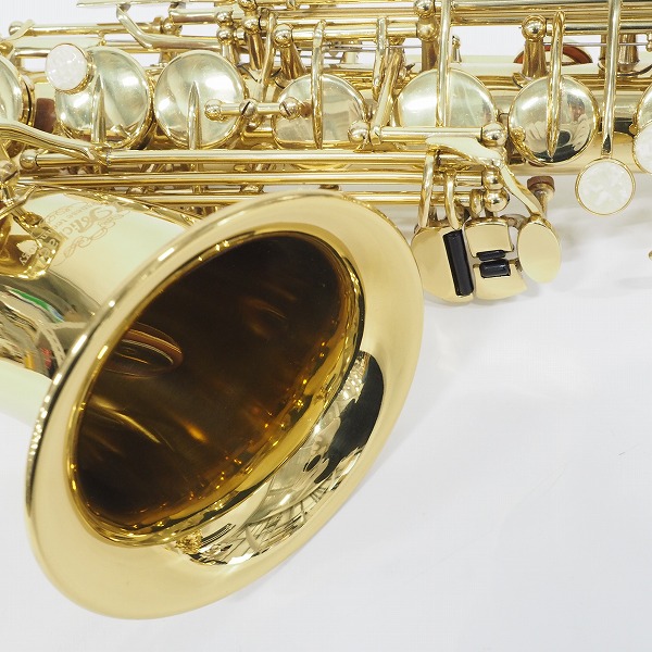 実際に弊社で買取させて頂いた ★J.Michael/Jマイケル アルトサックス ゴールド ハードケース付の画像 2枚目