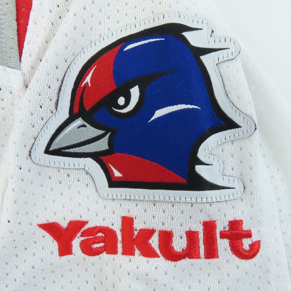 実際に弊社で買取させて頂いた(2)ZETT×BEAMS/ゼット×ビームス 東京ヤクルトスワローズ レプリカユニフォーム #19 石川雅規 YSRP2/フリー（XL）の画像 4枚目