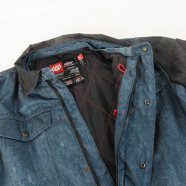 実際に弊社で買取させて頂いた686×DIESEL/シックスエイトシックス×ディーゼル 55DSL Americana Denim Jacket デニム スノーボードウェア Mの画像 4枚目