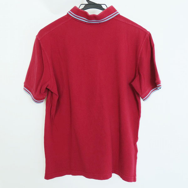 実際に弊社で買取させて頂いたFRED PERRY/フレッドペリー 半袖ポロシャツ レッド/40の画像 1枚目