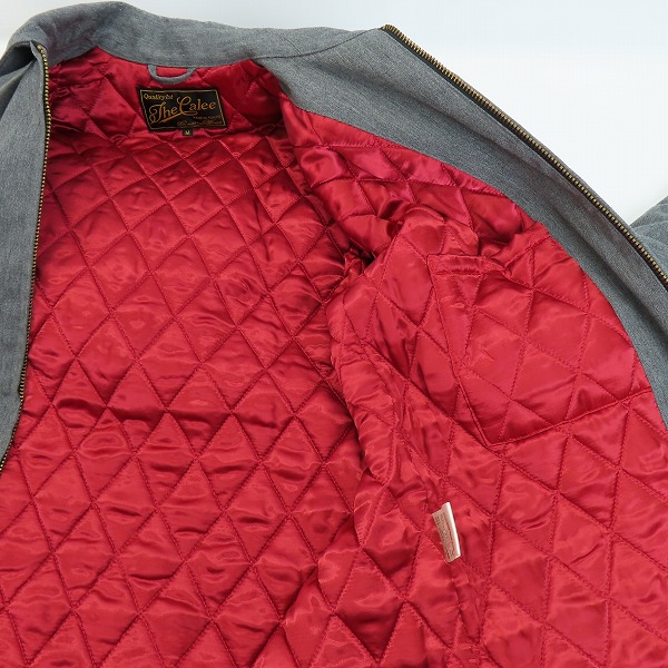 実際に弊社で買取させて頂いたTHE CALEE/キャリー 内ルティング ジャケット/Mの画像 4枚目