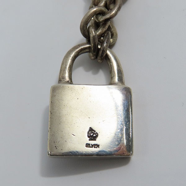 実際に弊社で買取させて頂いたTHIRTEEN DESIGNS/サーティーンデザインズ SMALL X BONE SKULL LOCK/クロスボーン スカル ロック ネックレスの画像 2枚目