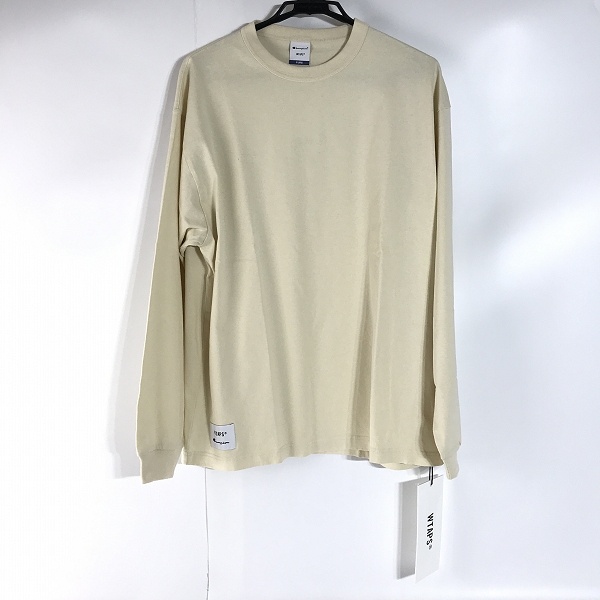 実際に弊社で買取させて頂いた【未使用】WTAPS×Champion/ダブルタップス×チャンピオン ロングスリーブ Tシャツ C8-U421/XL