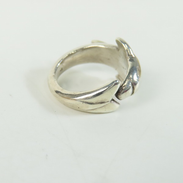 実際に弊社で買取させて頂いたHOLLYWOOD RANCH MARKET/ハリウッドランチマーケット ドルフィン/イルカ リング 6号の画像 3枚目