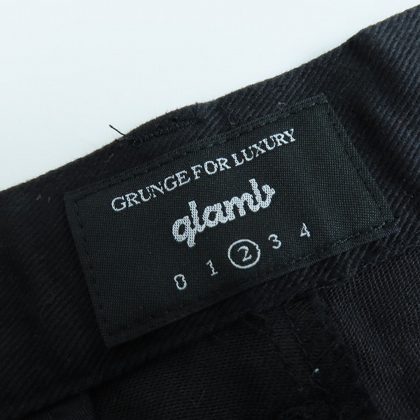 実際に弊社で買取させて頂いたglamb/グラム Davis chino pants /デイビスチノパンツ ブラック GB0419/P04/2の画像 2枚目
