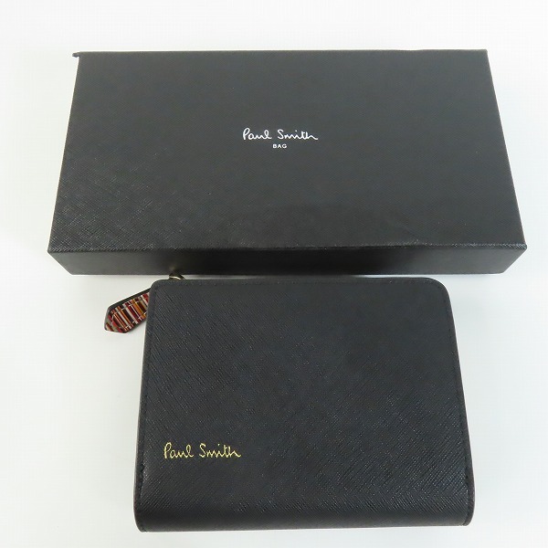実際に弊社で買取させて頂いたPaul Smith/ポール スミス 二つ折り レザー 財布/ウォレットの画像 8枚目