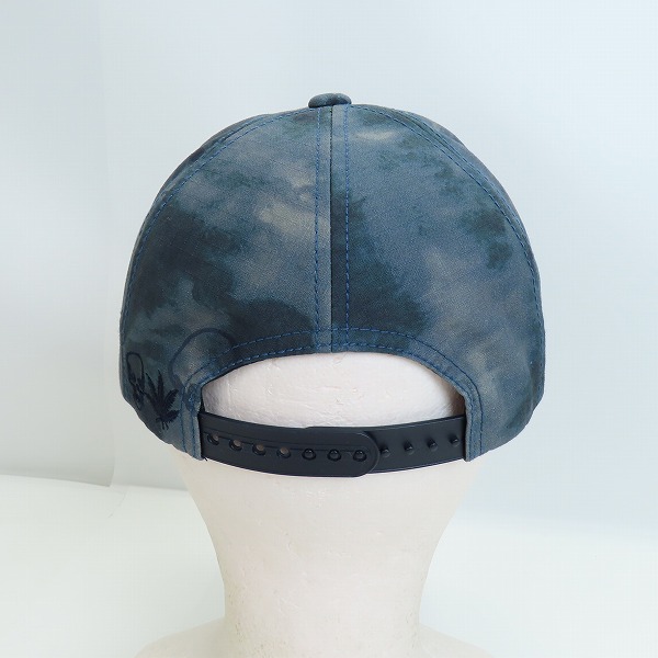 実際に弊社で買取させて頂いたlucien pellat-finet/ルシアンペラフィネ スカルメタル ブリーチ柄 5パネルキャップ/FREEの画像 4枚目