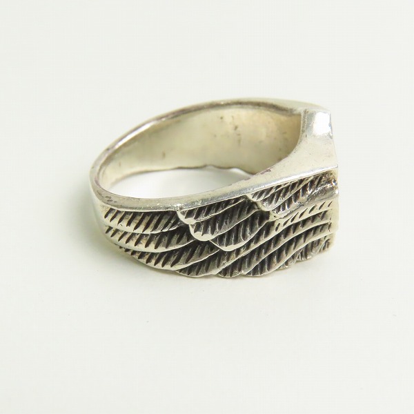 実際に弊社で買取させて頂いたHARLEY-DAVIDSON/ハーレーダビッドソン シルバー925 ロゴリング 18.5号の画像 4枚目