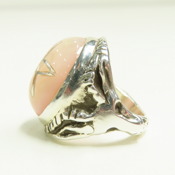 実際に弊社で買取させて頂いたALEX STREETER/アレックスストリーター エンジェルハートリング チェリーブロッサム 桜/15号の画像 2枚目