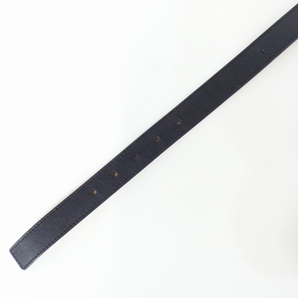 実際に弊社で買取させて頂いたBALMAIN/バルマン エンボス加工ロゴ レザーベルト/16の画像 5枚目