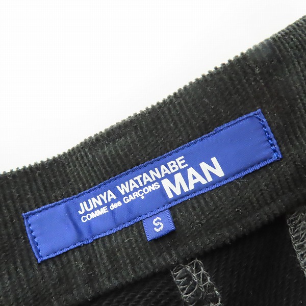 実際に弊社で買取させて頂いたCOMME des GARCONS JUNYA WATANABE MAN/コムデギャルソンジュンヤワタナベマン 21AW スウェット パンツ 綿度詰裏毛 WF-P020/Sの画像 2枚目