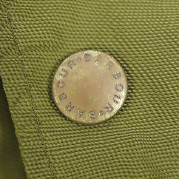 実際に弊社で買取させて頂いたBARBOUR/バブアー BORDER SL SHAPE MEMORY シェイプ メモリー コート 1801254 34　の画像 7枚目