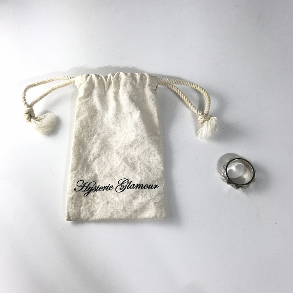 実際に弊社で買取させて頂いたHYSTERIC GLAMOUR/ヒステリックグラマー HYSTERICS シルバー925 スタッズリング 18号の画像 9枚目